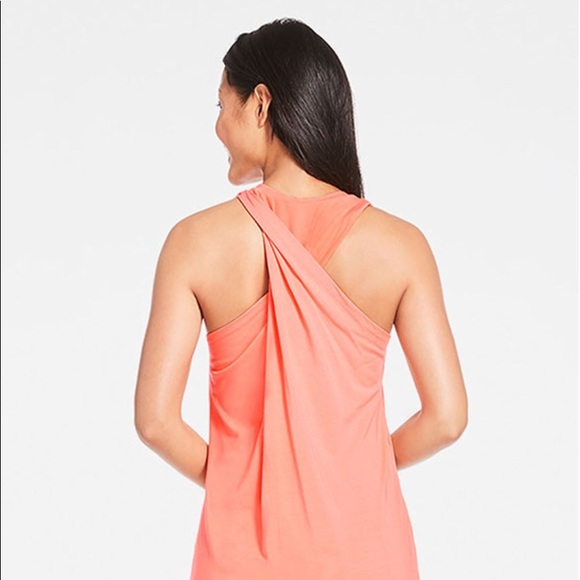 Fabletics Dresses & Skirts - NWT fabletics Pryor dress. Cross back. Orange.